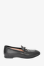 Hermes Black Leather Paris Loafer PHW Size 7.5