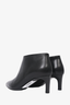 Hermès Black Leather Pointed Ankle Boots Size 35.5
