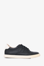 Hermes Black Leather "Quicker" Low Top Sneakers Size 36