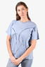 Hermes Blue Embroidered Rope T-Shirt Size 40