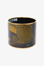 Hermes Brown Lacquer 'Jungle Of Eden' Extra Wide Bangle