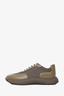 Hermes Green Leather/Neoprene Sneakers Size 43 Mens