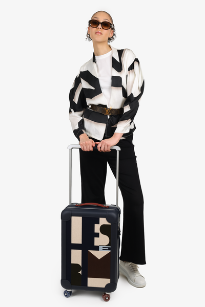 Hermès Indigo Taurillon Regate Leather and Canvas RMS Rolling