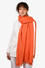 Hermes Orange Cashmere/Silk Scarf