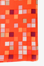 Hermès Orange Silk 'Mosaique Au 24' Carre 90