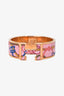 Hermes Pink Clic Clac 'Panoplie Equestre' Bracelet