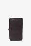 Hermès Dark Purple Clemence Leather Dogon Duo Wallet