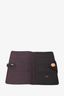 Hermès Dark Purple Clemence Leather Dogon Duo Wallet