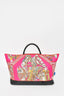 Hermes Red Star/Pink Horse Silk Printed Jersey Bag Cover