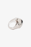 Hermes Silver Dome Ring Size 51