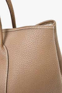 Hermes Taupe Leather Negonda Garden Party 36