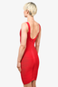 Herve Leger Red Bandage Mini Dress Size XS