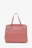 Mansur Gavriel Coral Leather Top Handle Bag