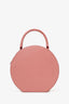 Mansur Gavriel Pink Calfskin Circle Top Handle Bag