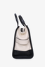 Marc Jacobs Black/White Leather Medium The Tote Bag