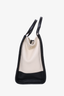 Marc Jacobs Black/White Leather Medium The Tote Bag