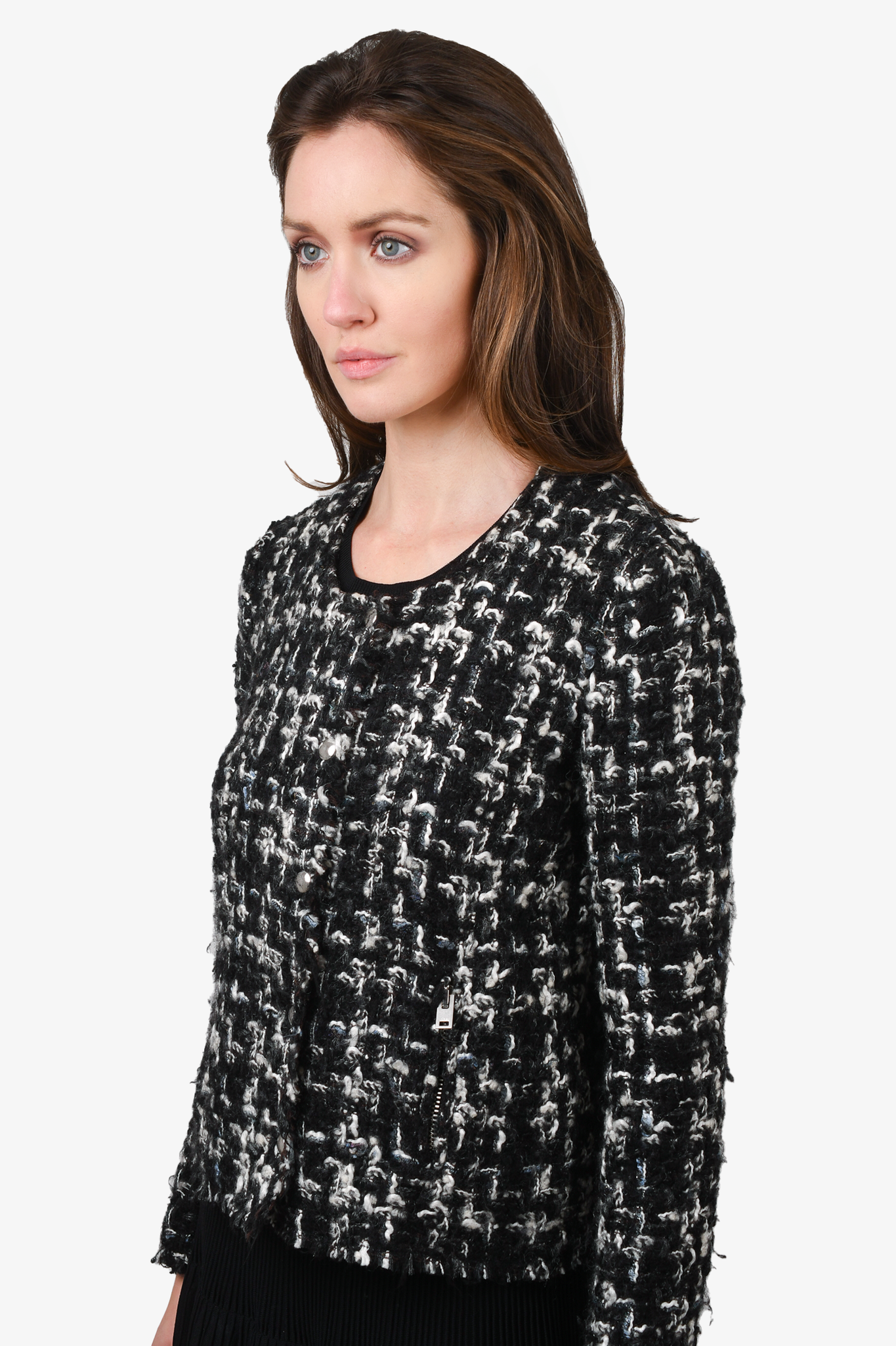 Iro black tweed sales jacket