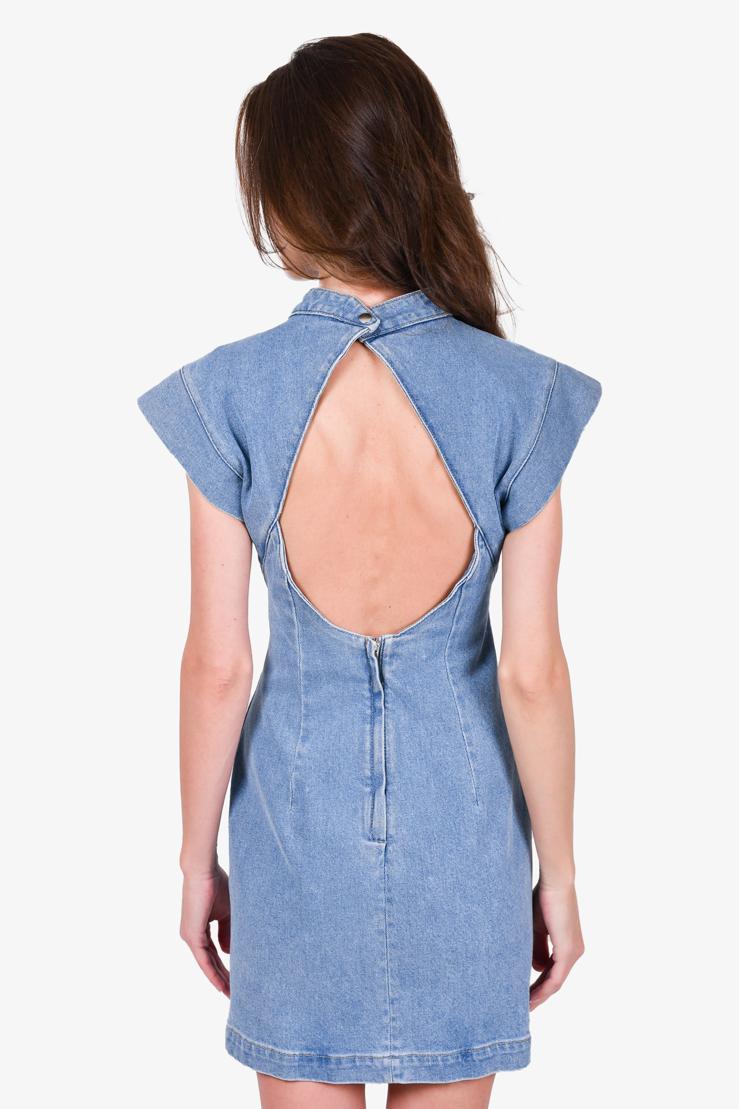 Isabel Marant Blue Denim 'Nina' Mini Dress Size 36 – Mine & Yours