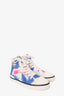 Isabel Marant Blue/Pink Multiprint High Top Sneakers Size 41