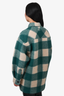 Isabel Marant Etoile Green/Cream Plaid Shirt Jacket Size 34