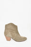 Isabel Marant Etoile Green Suede Dicker Boots Size 36