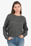 Isabel Marant Etoile Grey Mohair Long Sleeve Sweater Size 34