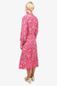 Isabel Marant Etoile Pink Floral Maxi Dress Size 40