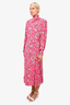 Isabel Marant Etoile Pink Floral Maxi Dress Size 40