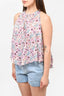 Isabel Marant Etoile Purple Floral Top Size 34