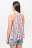 Isabel Marant Etoile Purple Floral Top Size 34