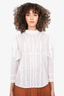 Isabel Marant Etoile White Embroidered Blouse Size 42