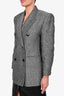Isabel Marant Grey Wool Blend Double Breasted Blazer Jacket sz 36
