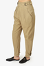 Isabel Marant Khaki Belted Wide Leg Pants Size 40