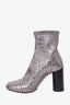 Isabel Marant Silver Ankle Boots Size 36
