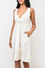 Isabel Marant White Denim Mini Dress With Pockets Size 34
