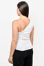 Isabel Marant White One Shoulder Top Size M