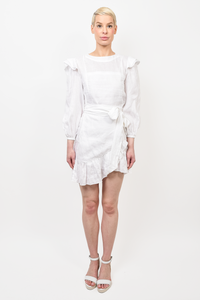 Isabel Marant White Short Day Dress Size 36