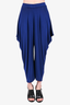 Issey Miyake Blue Drop Crotch Pants Size 2