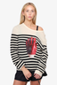 JW Anderson Black/White Striped Glove Sweater Size L Mens