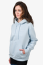 Jacquemus Blue Embroidered Logo Hooded Sweater Size XS