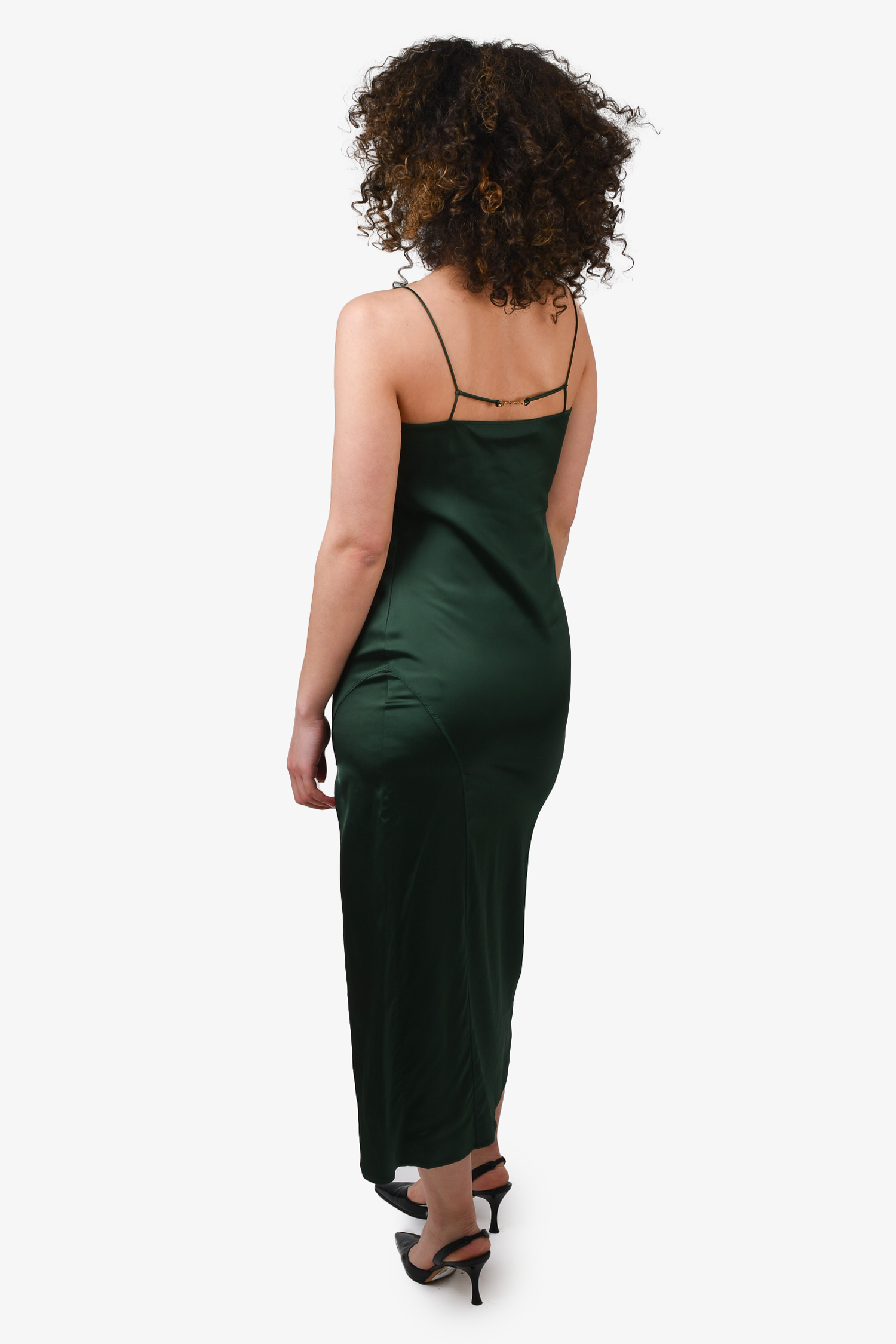 Jacquemus Green Sleeveless 'La Robe Notte' Midi Dress Size 4 Mine & Yours Jacquemus Green Sleeveless 'La Robe Notte' Midi Dress Size 4 Mine & Yours