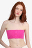 Jacquemus Pink Button-Up Tube Top Size XS