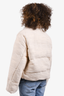 Jacquemus 'L'Annee 97' Beige Down Jacket Size 34