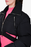 Jacquemus 'La Montagne' Black Cut-Out Detail Cropped Down Jacket Size 40