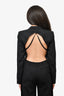 Jacquemus Black Jumpsuit with Cut-Out Back Size 36