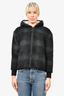 James Perse Yosemite Black Fleece Zip Up Jacket sz 0