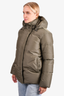 Jenni Kayne Green Puffer Coat Size XXS