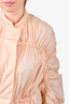 Jil Sander Nylon Peach Drawstring Rain Jacket Size 32