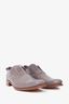 Jil Sander Taupe Leather Oxford Shoes Size 41.5 Mens