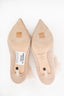 Jimmy Choo Beige Glitter Tulle Pumps Size 38